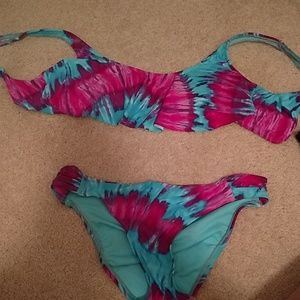 Super cool tie dye bikini!